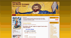 Desktop Screenshot of parrocchiasanmicheleerice.it