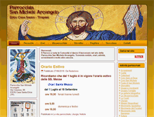 Tablet Screenshot of parrocchiasanmicheleerice.it